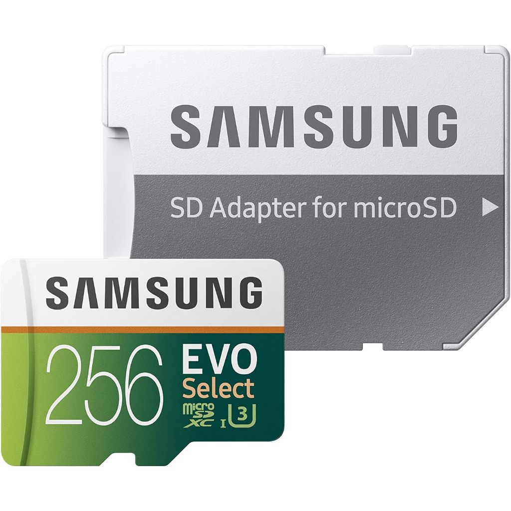 Samsung EVO เลือกอะแดปเตอร์เทปคาสเซ็ตหน่วยความจํา Micro SD, 512GB microSDXC UHS-I U3 100 เมกะไบต์/วินาที Full HD และ 4K Ultra HD Photo Video Music Storage MB-ME512HA
