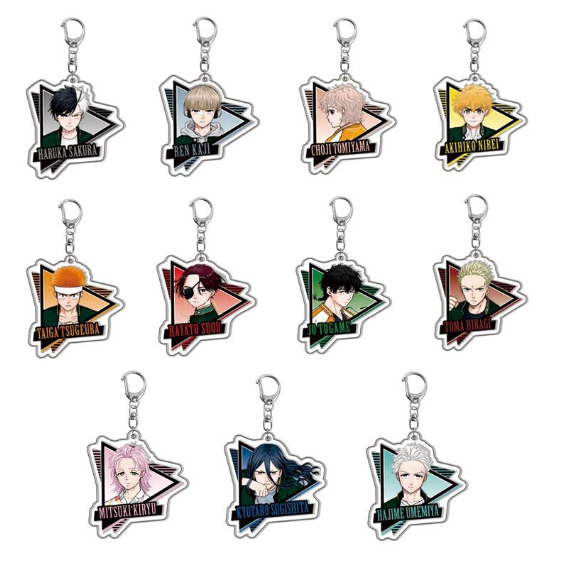Wind Chimes Anime Sakurahara Umemiyaichi พวงกุญแจอะคริลิควัยรุ่นกันลม