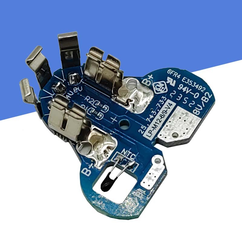 ชุดเครื่องมือแบตเตอรี่ลิเธียม PCB of Milwaukee M12 BMS สําหรับซ่อมแซมแบตเตอรี่ลิเธียม 12V 3S 18650