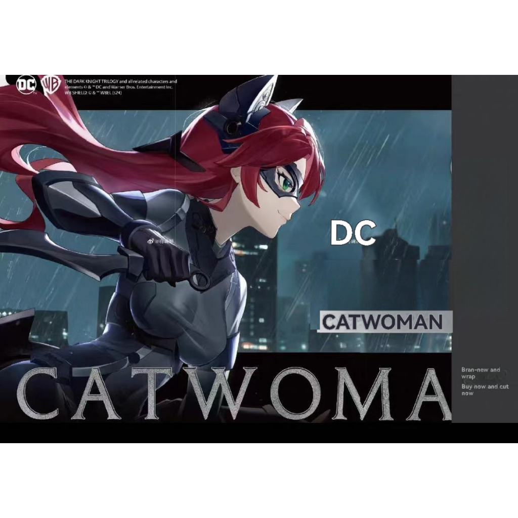 [คลังสินค้าพร้อม] Jianghun Ji DC CATWOMAN Machine Girl Assembly Model ของขวัญคริสต์มาส