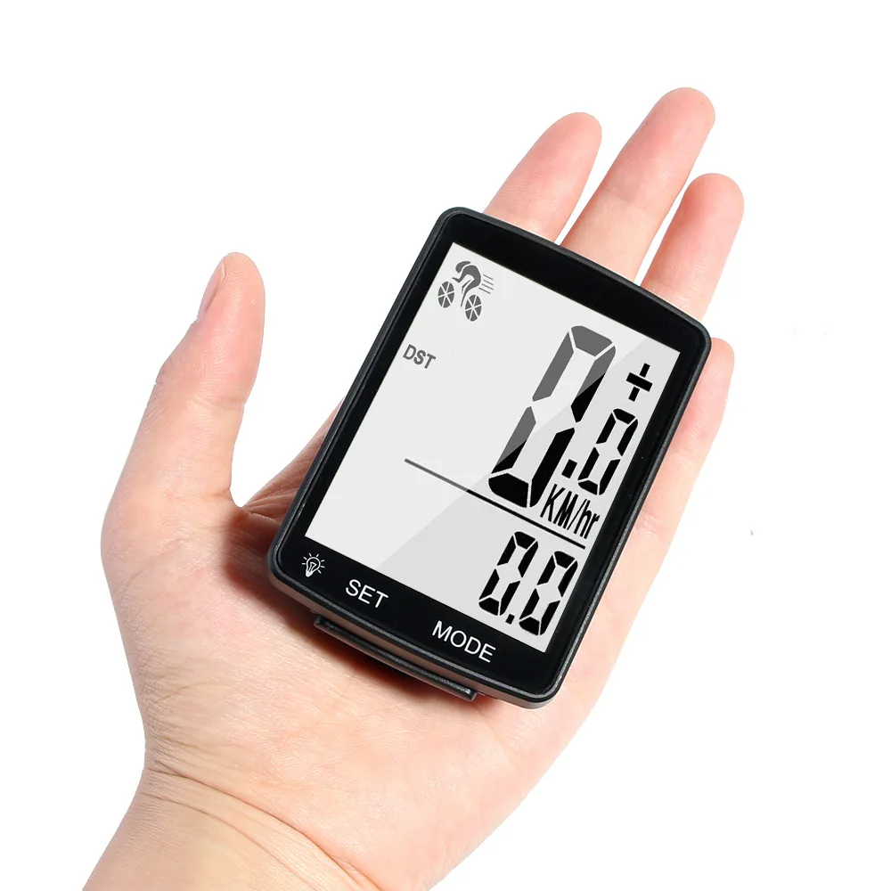 ไร้สายจักรยานคอมพิวเตอร์ Multi-Functional หน้าจอ LCD จักรยานคอมพิวเตอร์จักรยานเสือภูเขา IPX6 กันน้ํา Speedometer Cadence Sensor Gps สําหรับจักรยานจักรยานอุปกรณ์เสริม