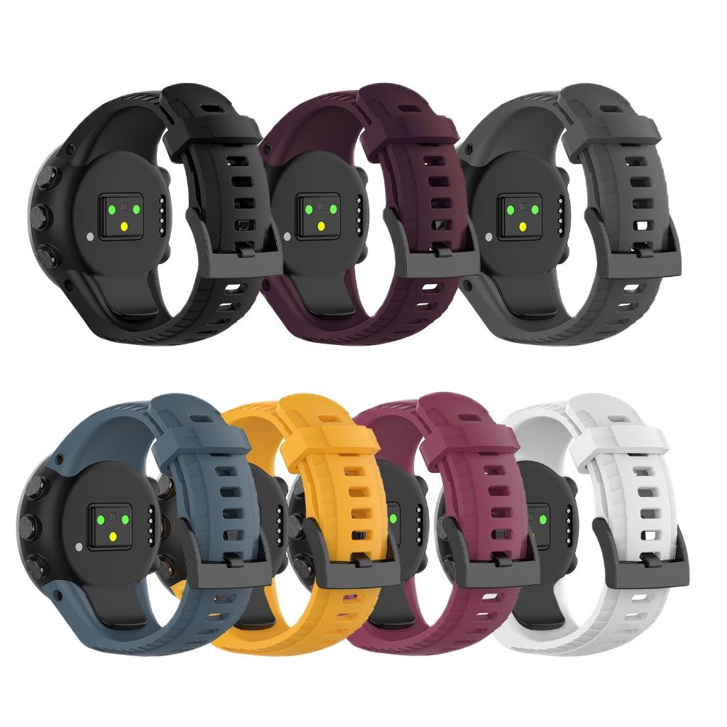 เข้ากันได้กับ SUUNTO 5 สายทดแทน, สายรัดข้อมือซิลิโคนทดแทนสําหรับ SUUNTO 5, นุ่มและทนทาน