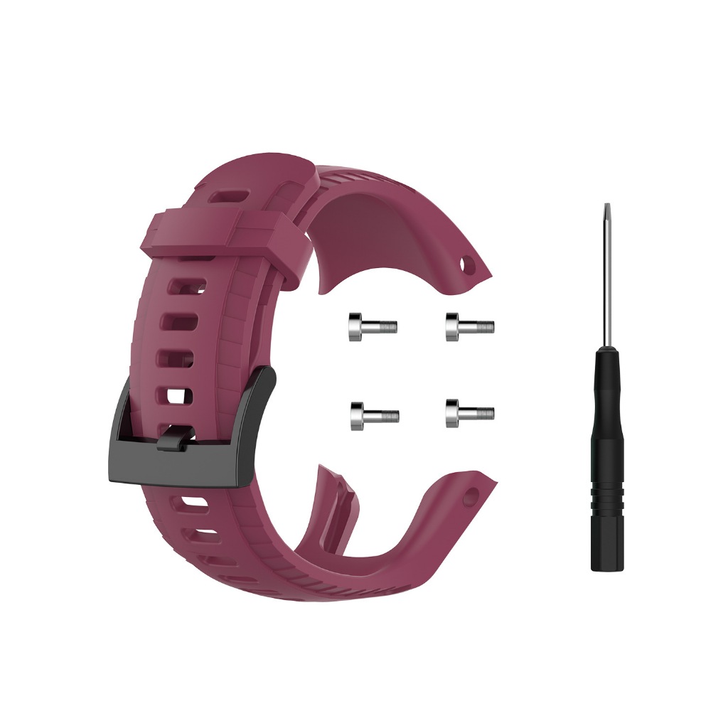 เข้ากันได้กับ SUUNTO 5 สายทดแทน, สายรัดข้อมือซิลิโคนทดแทนสําหรับ SUUNTO 5, นุ่มและทนทาน