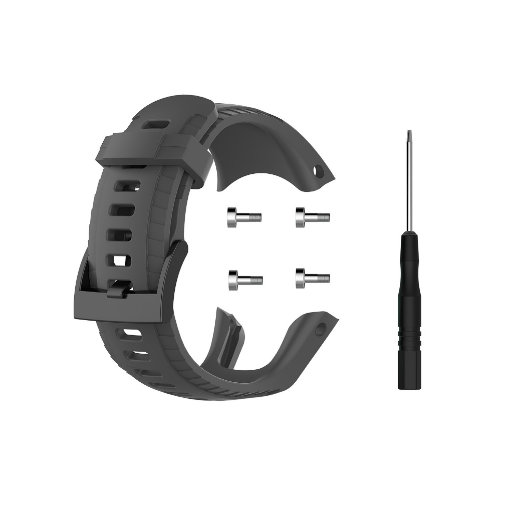 เข้ากันได้กับ SUUNTO 5 สายทดแทน, สายรัดข้อมือซิลิโคนทดแทนสําหรับ SUUNTO 5, นุ่มและทนทาน