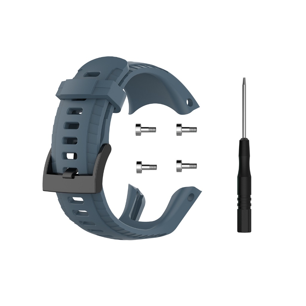 เข้ากันได้กับ SUUNTO 5 สายทดแทน, สายรัดข้อมือซิลิโคนทดแทนสําหรับ SUUNTO 5, นุ่มและทนทาน
