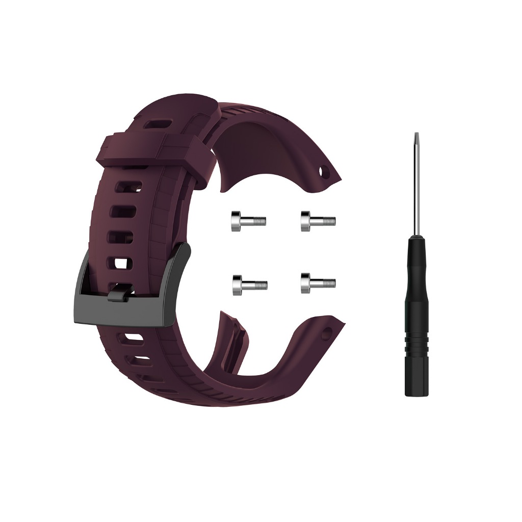 เข้ากันได้กับ SUUNTO 5 สายทดแทน, สายรัดข้อมือซิลิโคนทดแทนสําหรับ SUUNTO 5, นุ่มและทนทาน