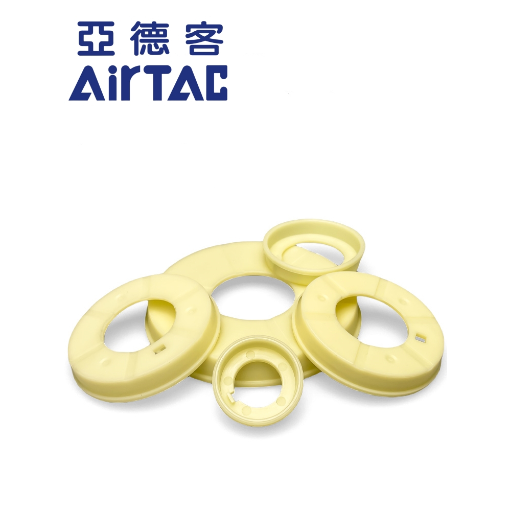 AIRTAC แหวนปิดผนึก SI SC SU ฝาครอบบัฟเฟอร์กระบอกสูบ，แหวนยึดดูดซับแรงกระแทก SI SC SU 32 40 50 63 80