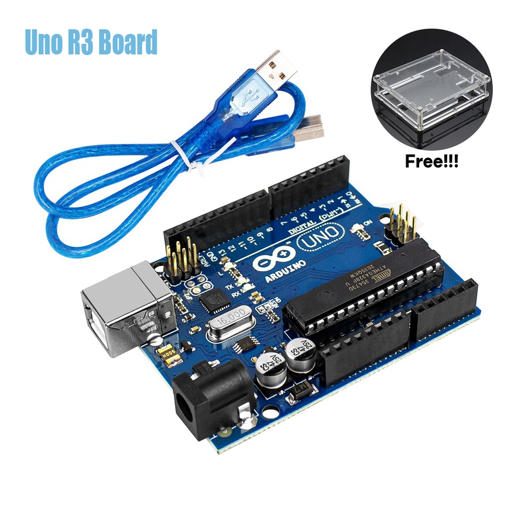 KLYSTR Arduino Uno R3 Board Atmega328/Ch340g พร้อมสาย USB สําหรับ Arduino