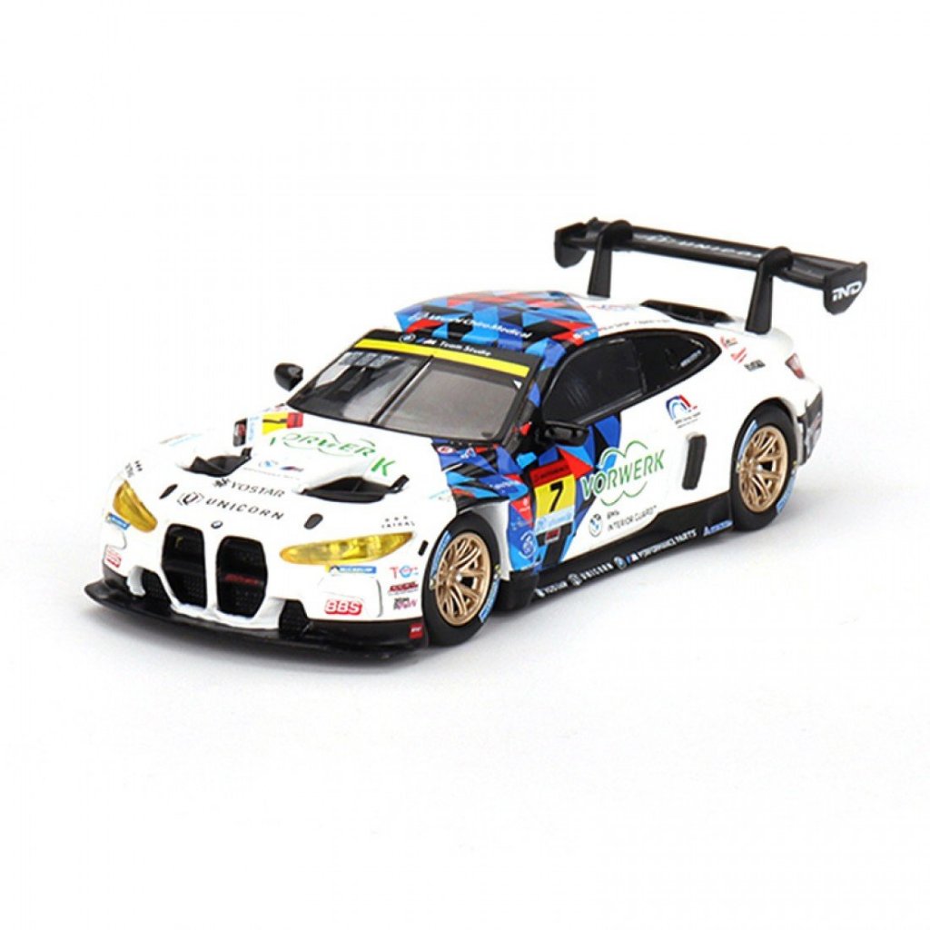 Mini GT MGT00691-L 691 1/64 BMW M4 GT3 #7 ทีม STUDIE X CRS 2023 SUPER GT SERIES DIECAST SCALE รถโมเด