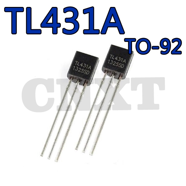 10 ~ 50PCS TL431A TL431 หลอดปรับแรงดันไฟฟ้า 431 TO-92 Triode