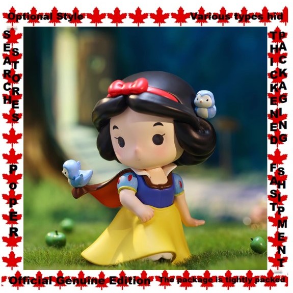 รูปแบบเสริม Snow White POPMART Disney Princess Series Doll Garage Kit Blind box Belle Pocahontas Moa