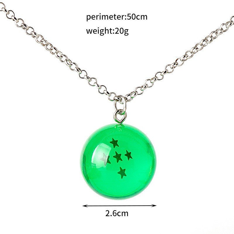 42 สไตล์ Dragon Ball Key Chain สร้อยคอจี้คริสตัลบอล Shenron Wish Balls Reiki อัญมณีรอบลูกปัด Ball อุปกรณ์ผู้หญิงผู้ชายเครื่องประดับตุ๊กตาของเล่น - รูปที่ 2