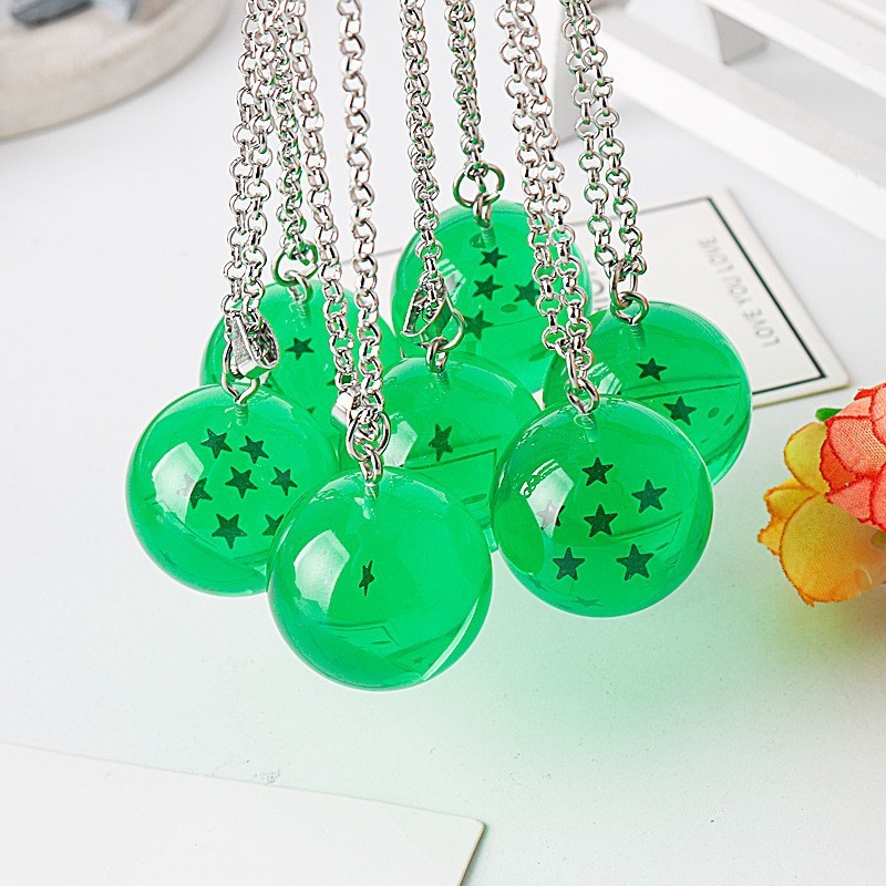 42 สไตล์ Dragon Ball Key Chain สร้อยคอจี้คริสตัลบอล Shenron Wish Balls Reiki อัญมณีรอบลูกปัด Ball อุปกรณ์ผู้หญิงผู้ชายเครื่องประดับตุ๊กตาของเล่น - รูปที่ 5