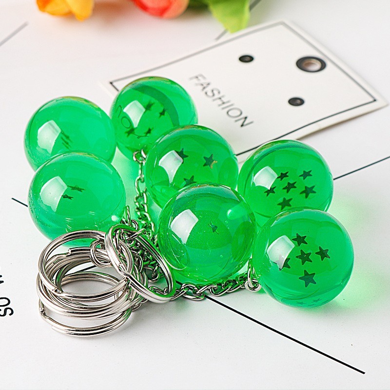42 สไตล์ Dragon Ball Key Chain สร้อยคอจี้คริสตัลบอล Shenron Wish Balls Reiki อัญมณีรอบลูกปัด Ball อุปกรณ์ผู้หญิงผู้ชายเครื่องประดับตุ๊กตาของเล่น - รูปที่ 6