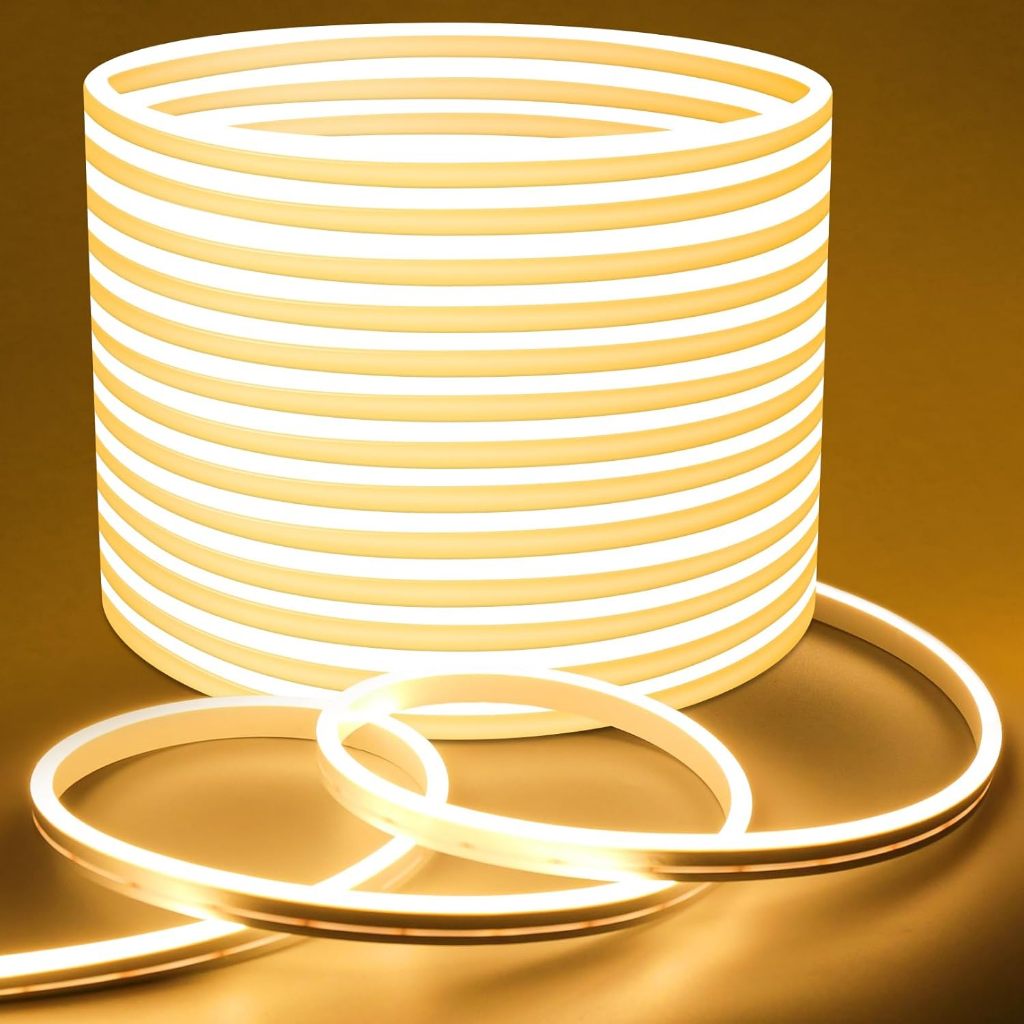12V/24V 120LED/M สายนีออน DC SMD 2835 50M ยาวความสว่างสูงยืดหยุ่นตกแต่งคริสต์มาสตัดแถบไฟ
