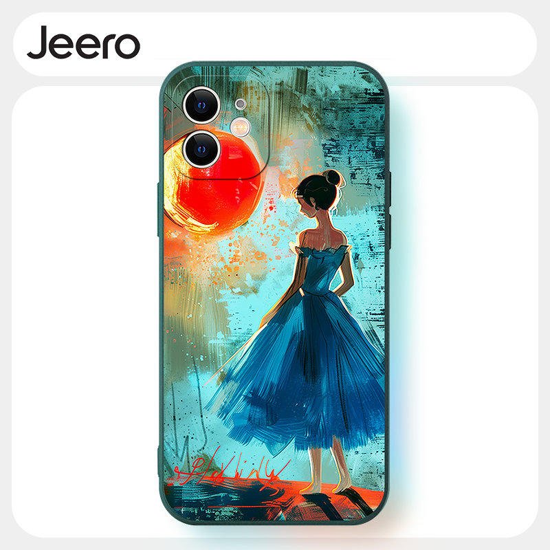 Jeero เคสไอโฟน เคสซิลิโคนนุ่มกันกระแทกน่ารักตลก เคสโทรศัพท์  for iPhone 16 15 14 13 12 11 Pro Max SE