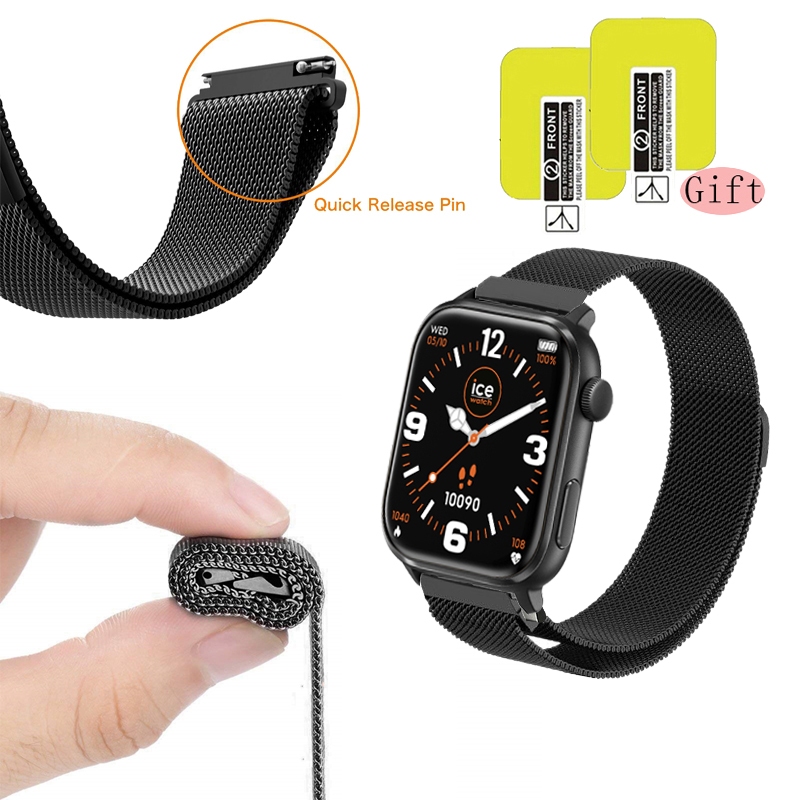 สายนาฬิกาข้อมือ สเตนเลส อุปกรณ์เสริม สําหรับสมาร์ทวอทช์ ICE-watch ICE smart watch