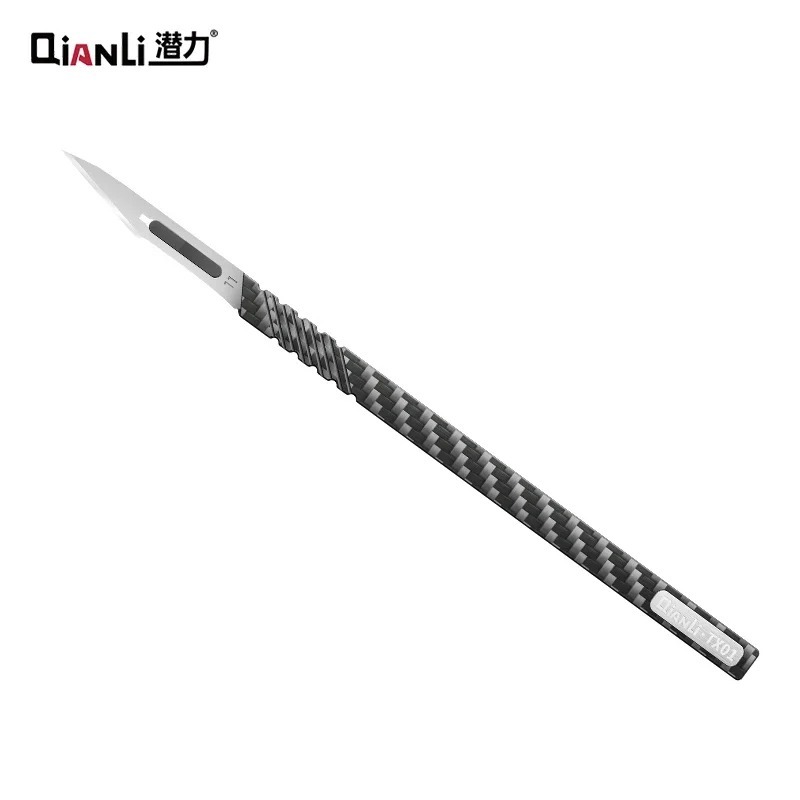 Qianli TX01 เปลี่ยนมีดตัดคาร์บอนไฟเบอร์สําหรับเมนบอร์ดโทรศัพท์มือถือกาวตัด ซีพียู ถอดประกอบและซ่อมชุดเครื่องมือ