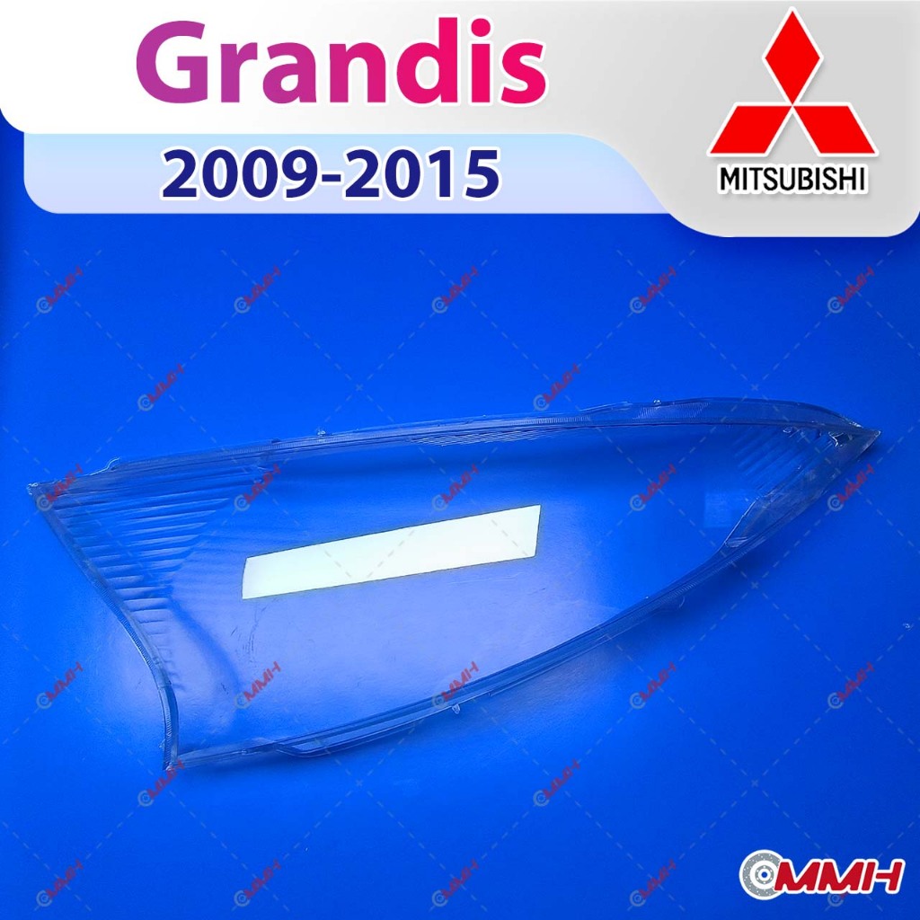 ฝาครอบไฟหน้า Mitsubishi Grandis 09-15 NA4W Space Wagon ฝาครอบไฟหน้า ไฟหน้า ฝาครอบเลนส์ หัวฝาครอบไฟ เ