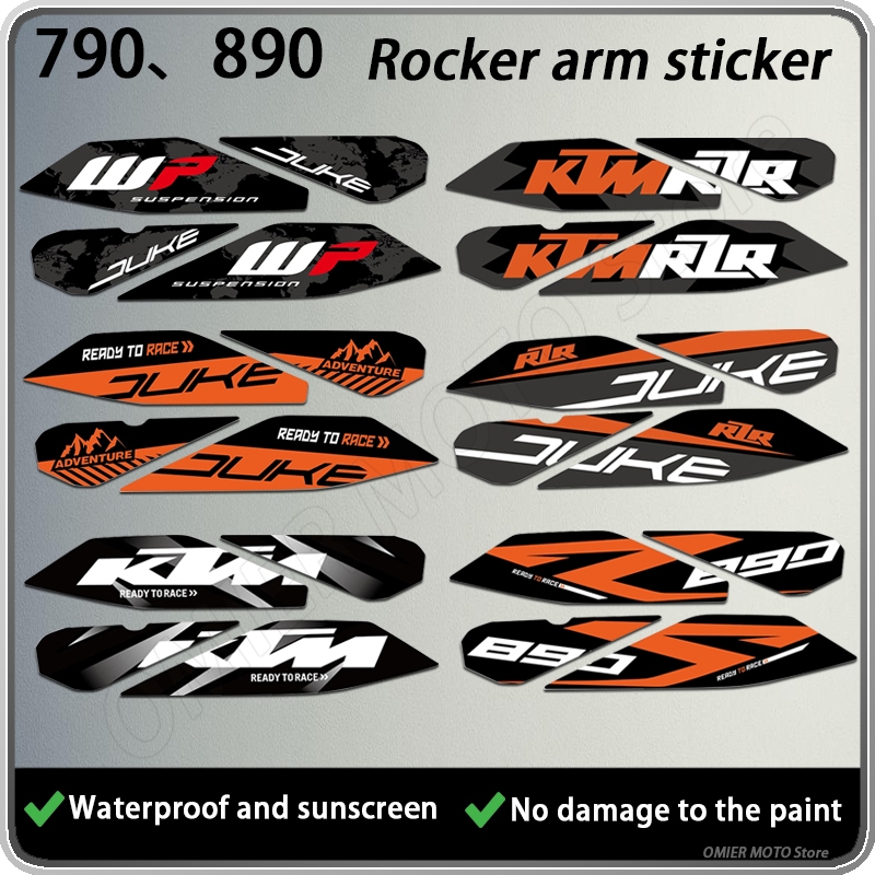 3m รถจักรยานยนต์ Swing arm Decal กันน้ําเพลาหมุน Swingarm สติกเกอร์สําหรับ KTM 790ADV 890ADV DUKE 790 890 ADV