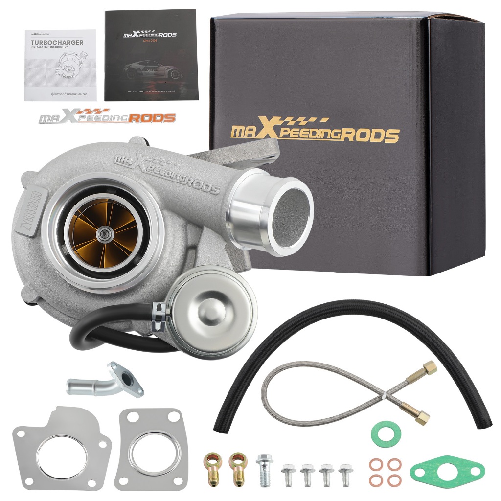 Maxpeedingrods Turbocharger สําหรับ ISUZU DMAX 1.9T Billet Turbos พร้อมปะเก็น Oil Feed Lines K418 โล