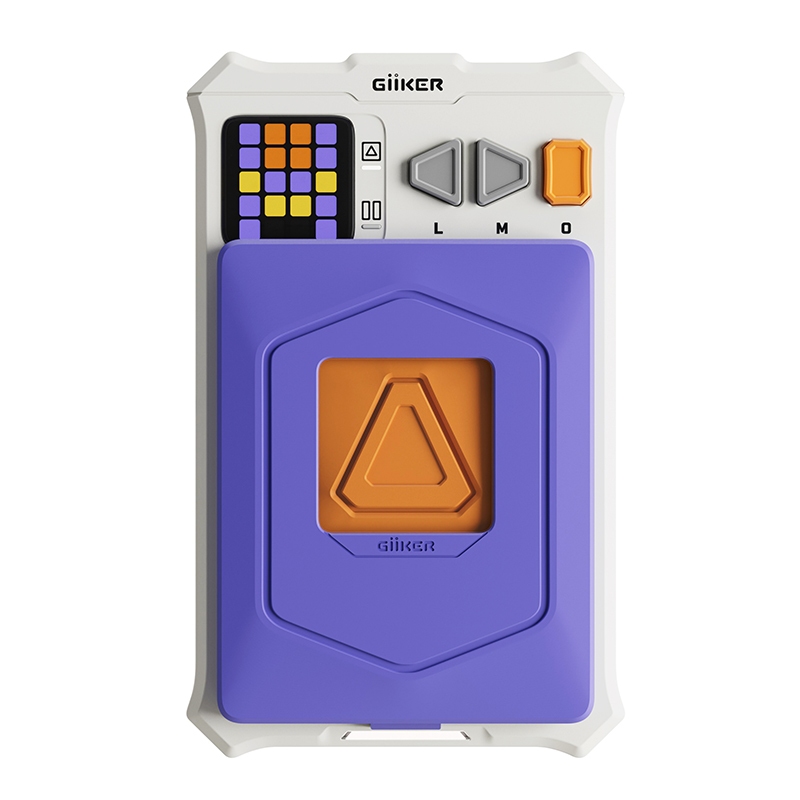 Giiker JKHRD101 PRO Super Slide Puzzle Games, 8 ระดับความยาก,ของเล่นเด็กวัยรุ่น,เกมท่องเที่ยวของขวัญวันเกิดตะกร้าอีสเตอร์ Stuffers สําหรับหนุ่มๆสาวๆ (สีขาว)