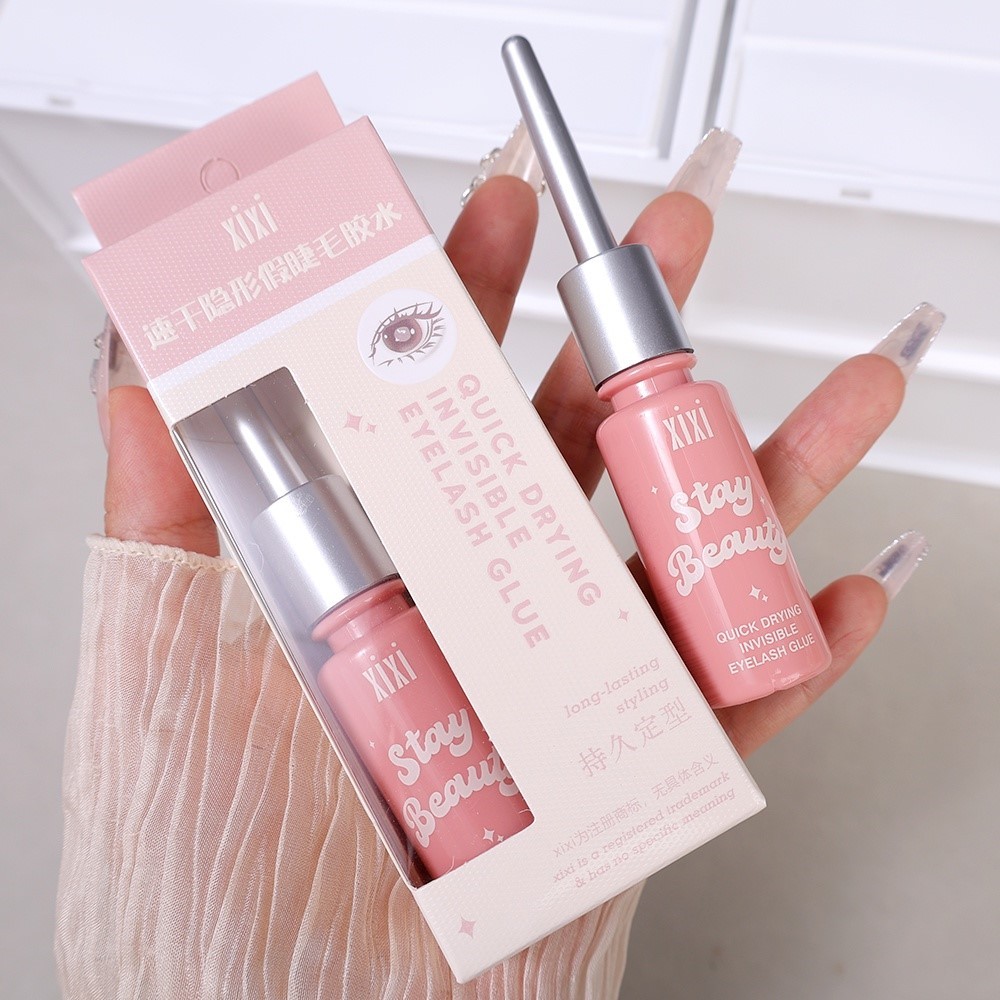 Xixi กาวติดขนตาปลอม แบบแห้งเร็ว ติดทนนาน อ่อนโยน ไม่ระคายเคือง ดูธรรมชาติ