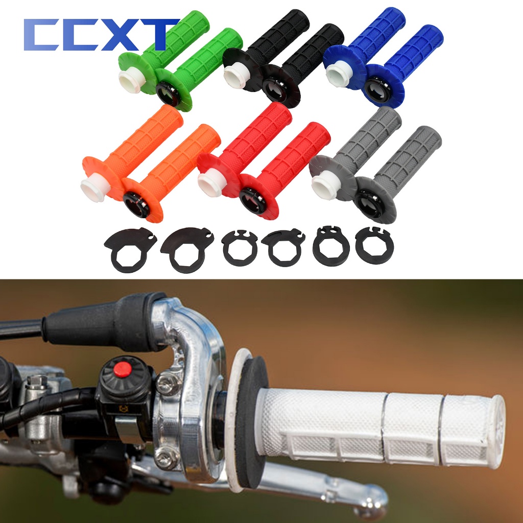 ที่จับรถจักรยานยนต์ 7/8 "22 มม.มือจับ Snap-on Cam สําหรับ Yamaha Honda Kawasaki Suzuki KTM Dirt Bike Handlebar Universal Parts