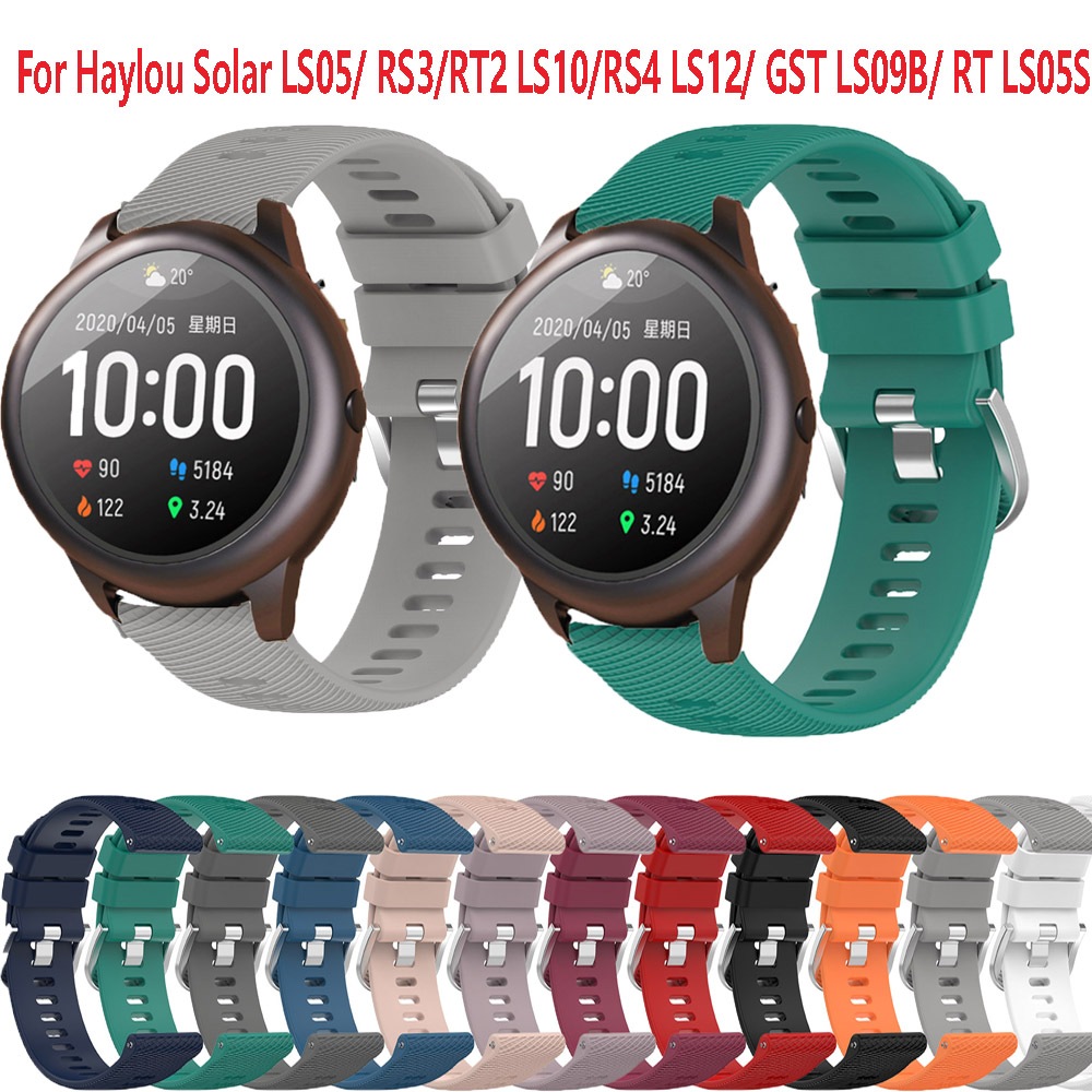 22 มม.สายคล้องคอกีฬาสําหรับ Haylou Solar LS05/Haylou RS3/Haylou RT2 LS10/Haylou GST LS09B/Haylou RT 