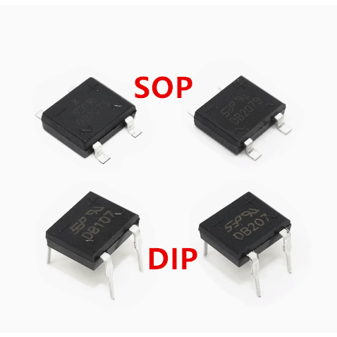 Rectifier Bridge Stack DB107 DB157 DB207 DB107S/DB157S/DB207S Rectifier Bridge 4 Pins 1A/2A SEP SOP 