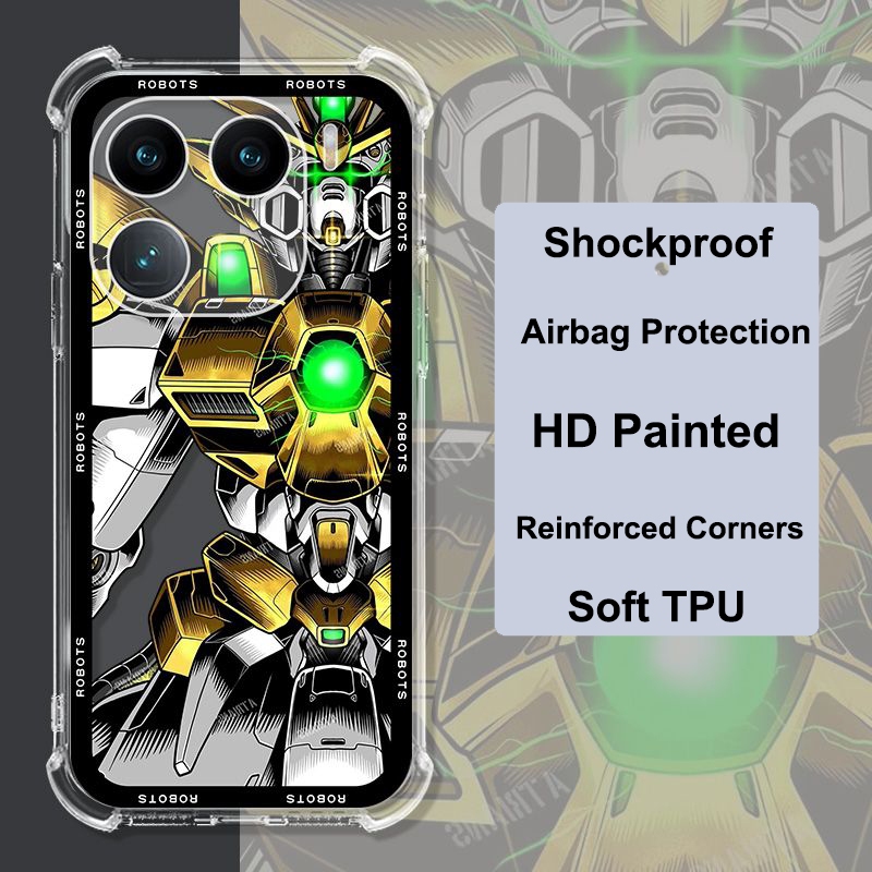 สําหรับ iQOO 12 5G กรณีคริสตัลสําหรับ Vivo iQOO 12 HD ทาสี Air กระเป๋า 360 ป้องกัน Matte กลับสําหรับ