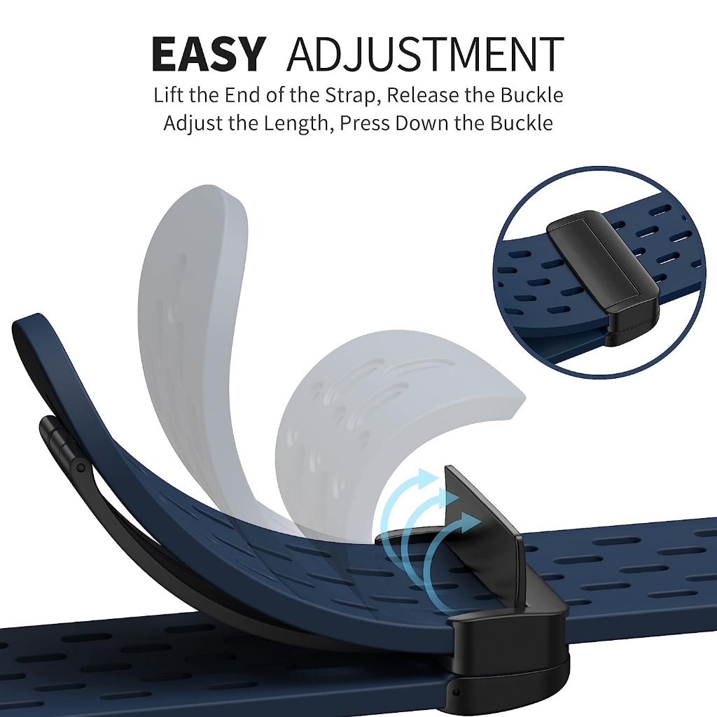 กีฬาสายรัดซิลิโคนระบายอากาศสําหรับหัวเว่ยนาฬิกาพอดี4 มือโปร พอดี3กันน้ําซิลิโคนเหลววงกับแม่เหล็กพับจับมือสําหรับหัวเว่ย พอดี3สายนาฬิกาข้อมือเปลี่ยนวงอุป - รูปที่ 6