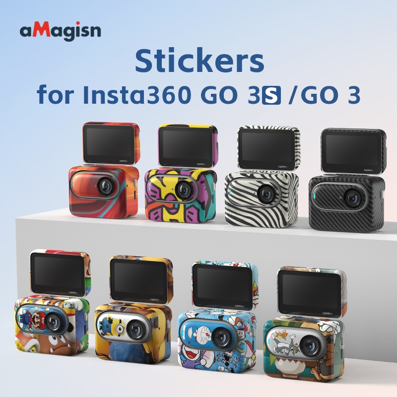 สําหรับ Insta360 GO3S/GO3 สติกเกอร์ร่างกายฟิล์มป้องกัน Shadow Stone อุปกรณ์เสริมสําหรับกล้องกีฬา