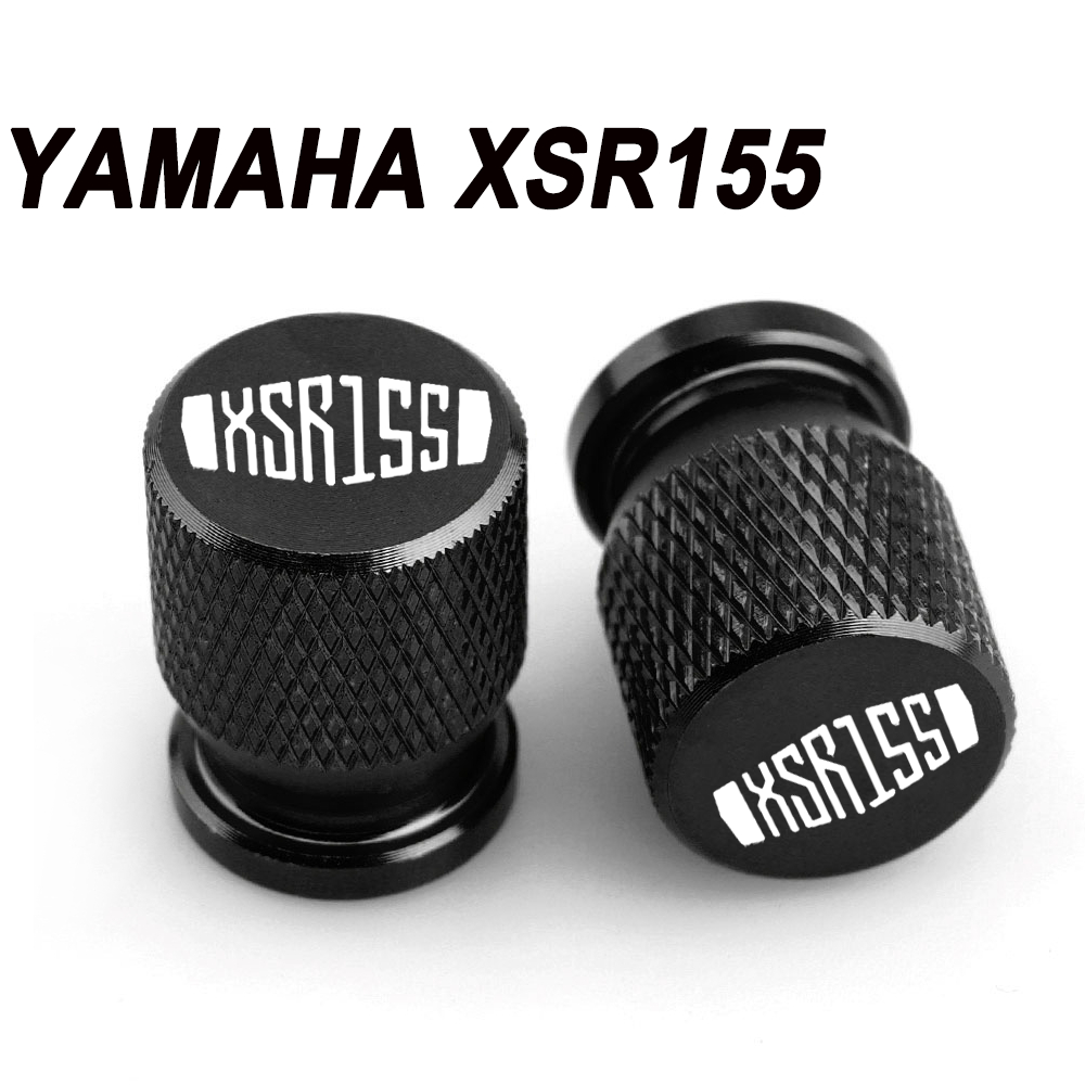 Yamaha XSR 155 ปลั๊กล้อรถจักรยานยนต์ยางวาล์วหมวกยางกันฝุ่นอลูมิเนียมฝุ่นปลั๊กล้อรถจักรยานยนต์วาล์วหม