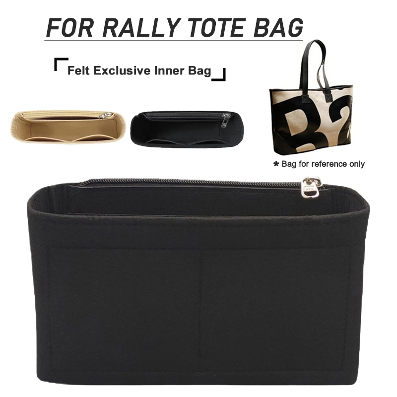 Felt Insert Organizer Bag สําหรับ Rally Tote กระเป๋าเครื่องสําอางกระเป๋าแต่งหน้าผู้หญิง