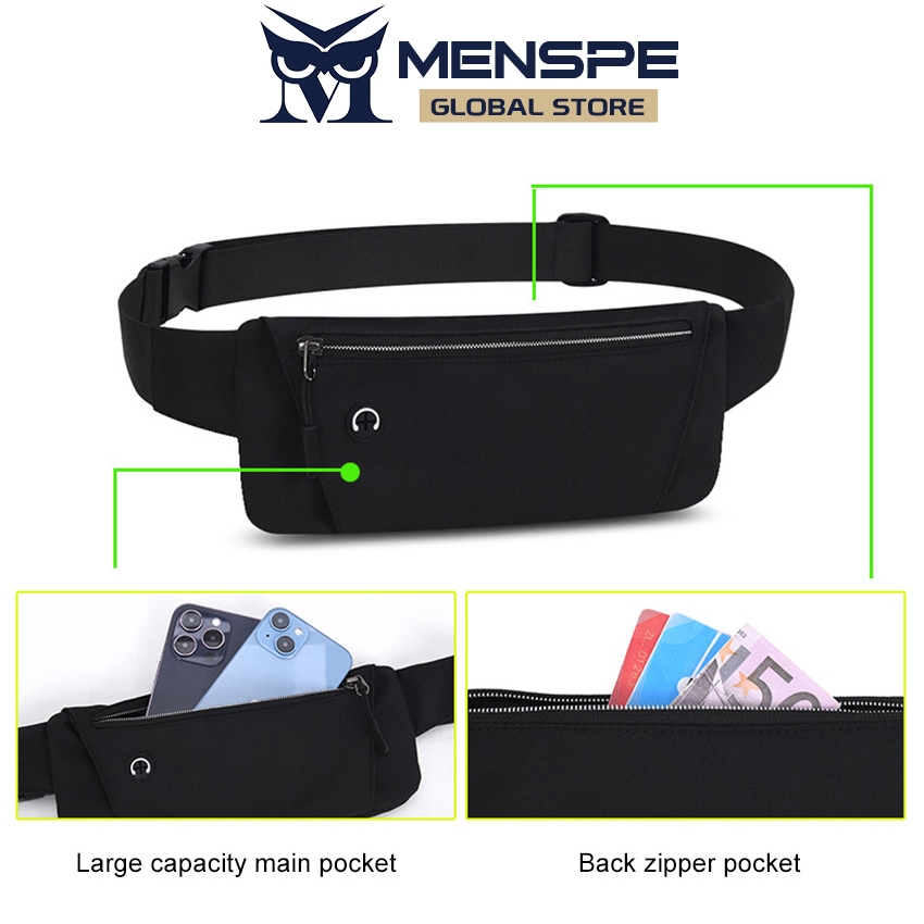 Menspe กระเป๋าคาดหน้าอก/กระเป๋าคาดเอวอเนกประสงค์ฟิตเนสกระเป๋า