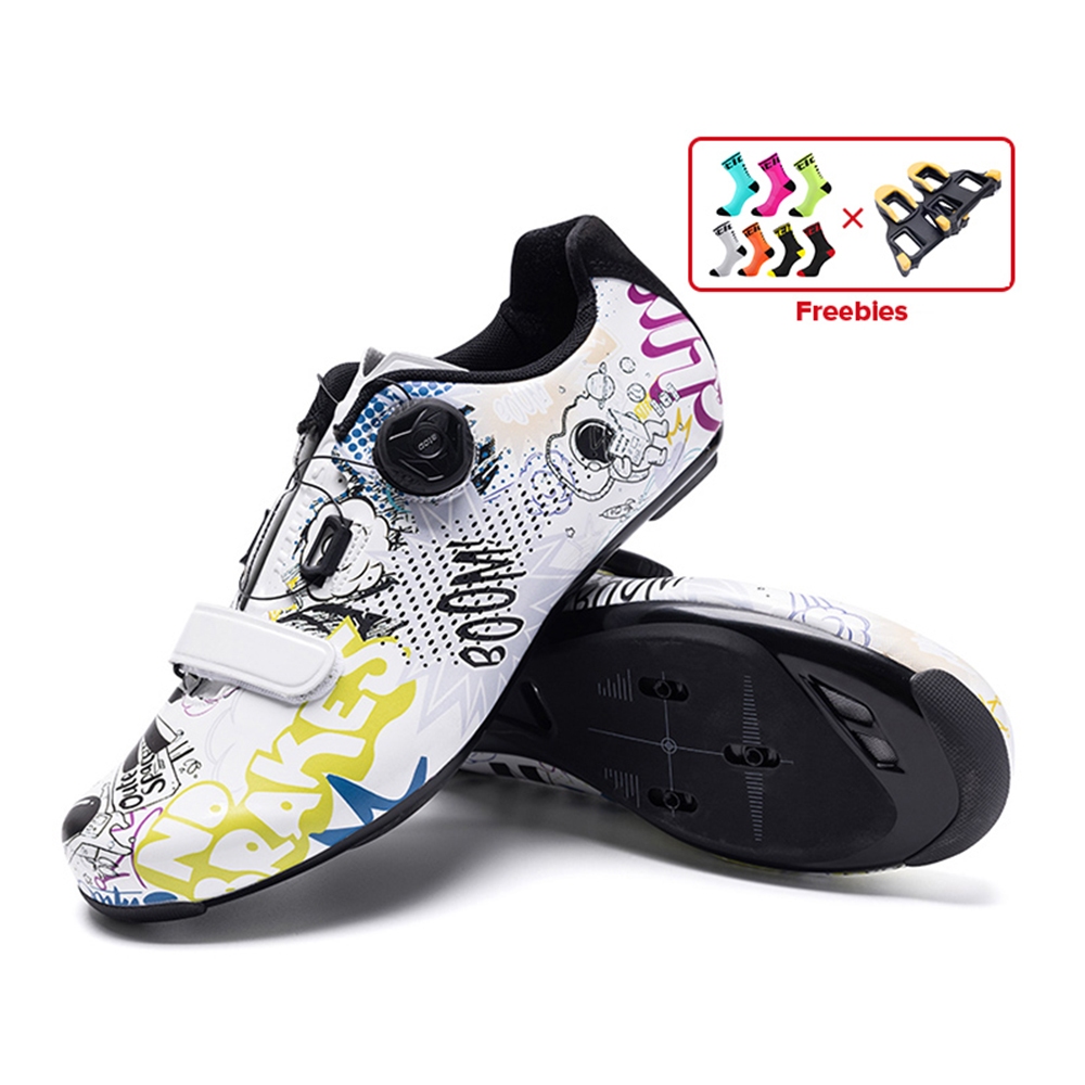 Santic Road รองเท้าปั่นจักรยาน สําหรับผู้ชาย ผู้หญิง เหมาะกับการเล่นกีฬา ปั่นจักรยานเสือหมอบ S22036