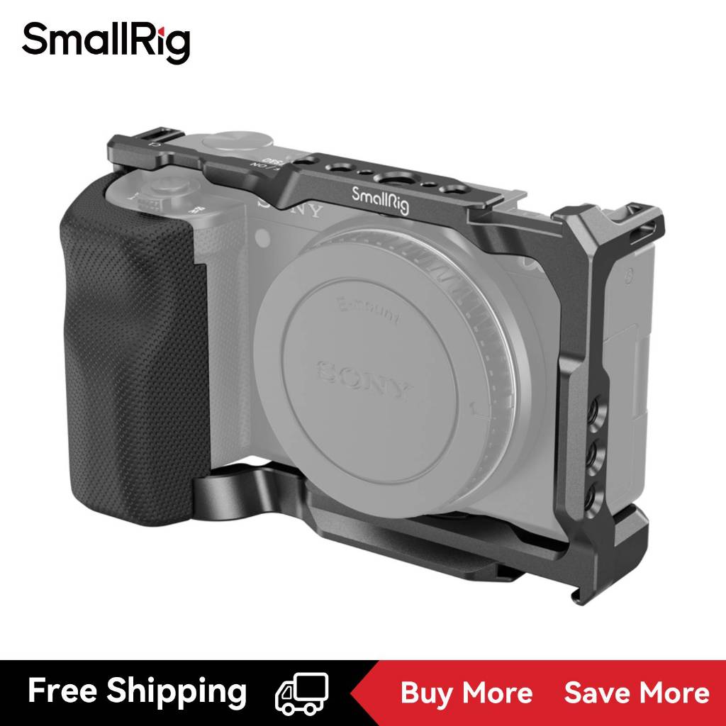 กรงและกรง SmallRig พร้อมกริปสําหรับ Sony ZV-E10 #3531B #3538B