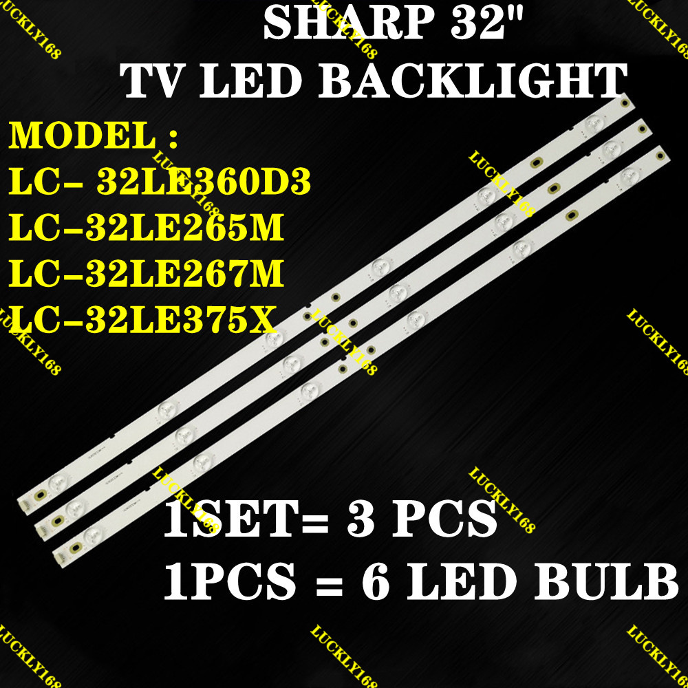 LC-32LE267M LC-32LE375X 32" LC-32LE265M BACKLIGHT (LAMP TV) SHARP 32 INCH LED TV LC- 32LE360D3 LC-32