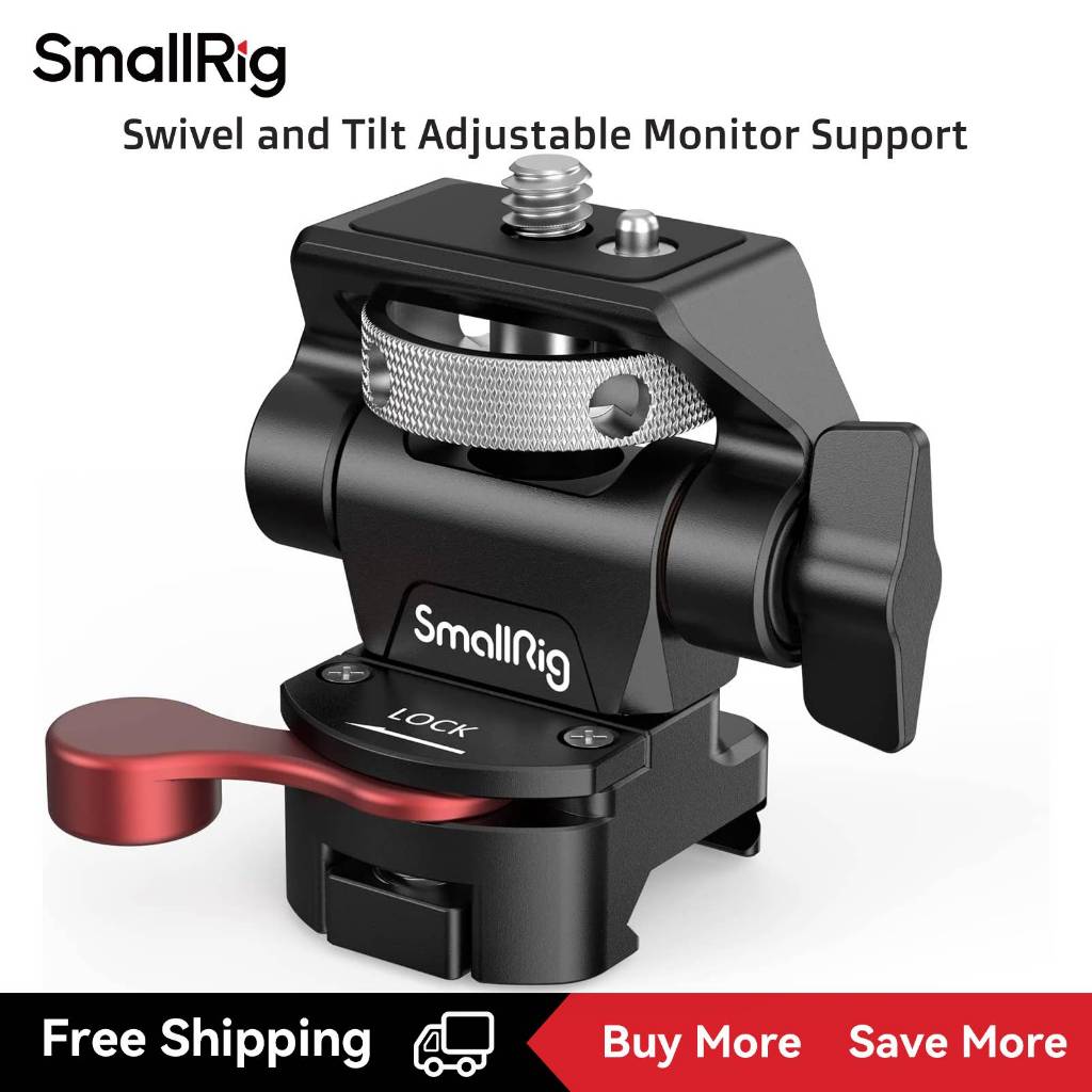 Smallrig Swivel and Tilt Adjustable Monitor รองรับ NATO Clamp & ARRI & Screws & Cold Shoe #2906B #2903B #2904B #2905B