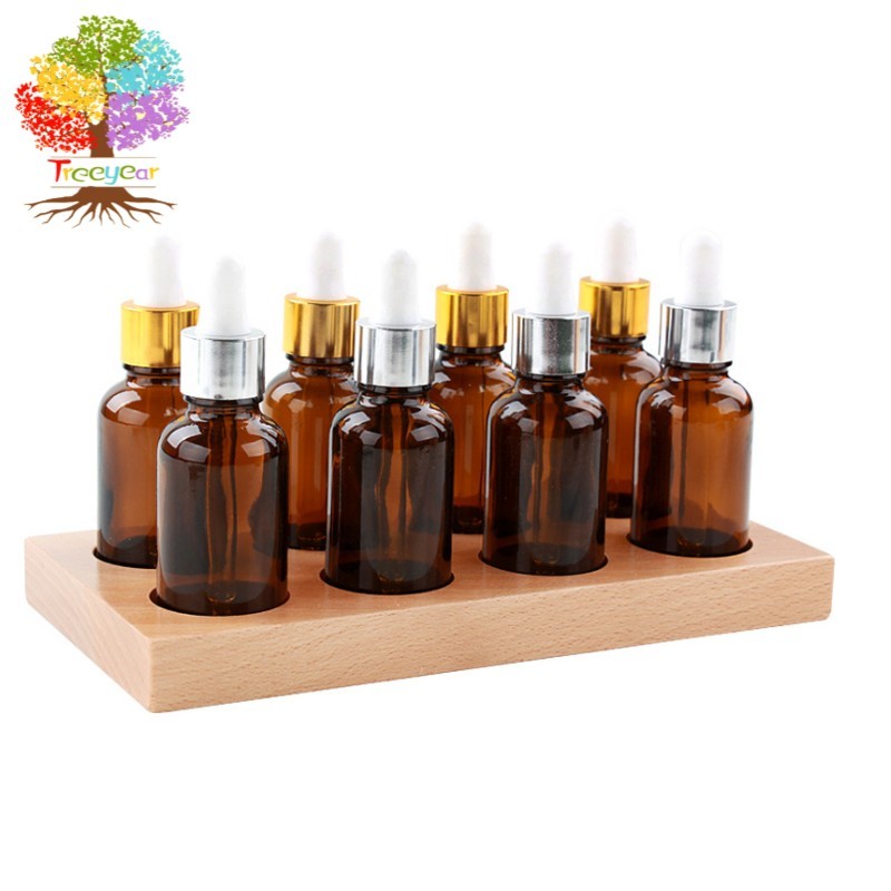 Treeyear Montessori Gustatory Sense Tasting Bottle, ขวดเปล่า, วัสดุ Montessori, การสอน Aids, รสชาติและกลิ่นฝึก, ถ้วย, 8 ชิ้น