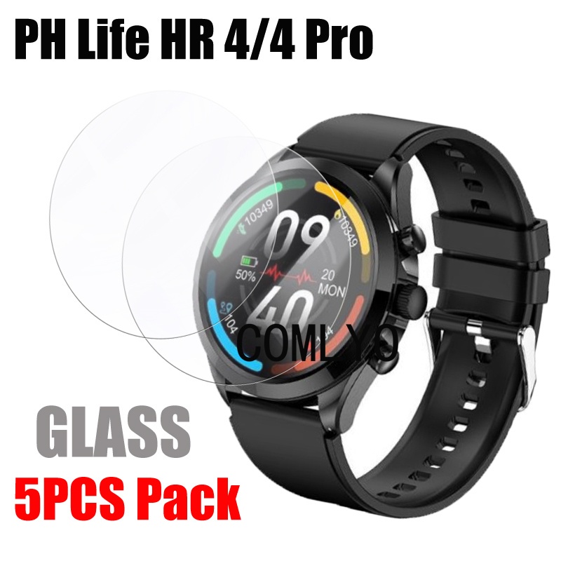 สําหรับ PH Life HR 4 pro สมาร์ทวอทช์กระจกนิรภัยป้องกันหน้าจอ 9H 2.5D ฟิล์ม