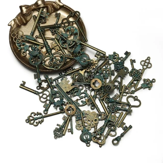 St. kunkka 20g (7 ~ 85 มม.) โบราณ Bronze Key จี้ผสม Retro Alloy Key จี้สําหรับ DIY เครื่องประดับจี้ของที่ระลึกหัตถกรรม