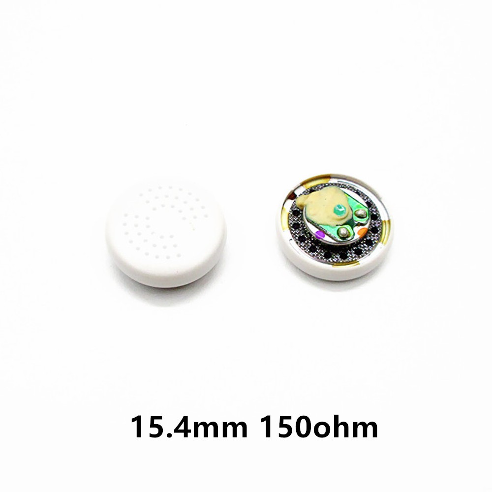 สองคู่/ล็อต 15.4 มม. 150ohm หัวแบนหูฟังลําโพงหน่วย MX760 หูฟังลําโพง