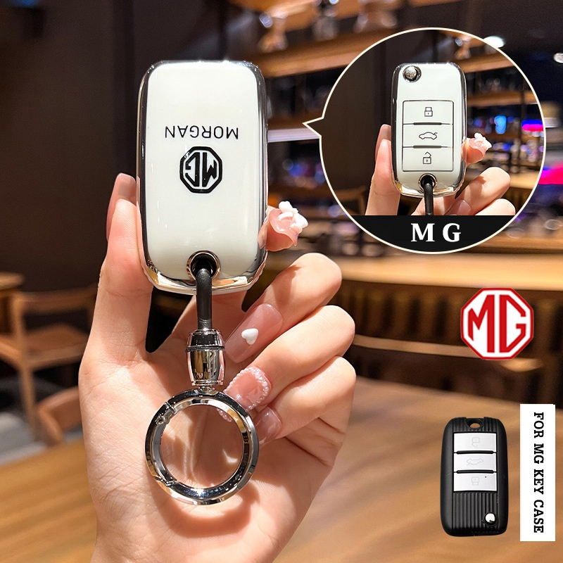 Tpu ฝาครอบกุญแจรถสําหรับ MG MG3/ZS EV/MG4/MG5/MG6/MG HS/MG5 mt key Case Keyless สมาร์ทรายการคีย์