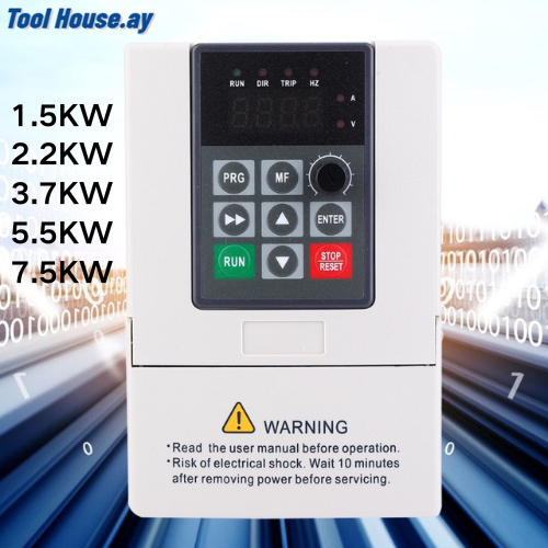 【ราคาต่ำสุด】เครื่องมือแปลงความถี่ไดรฟ์ 3 เฟส 380V อินพุตและเอาท์พุท 1.5KW-7.5KW Vfd