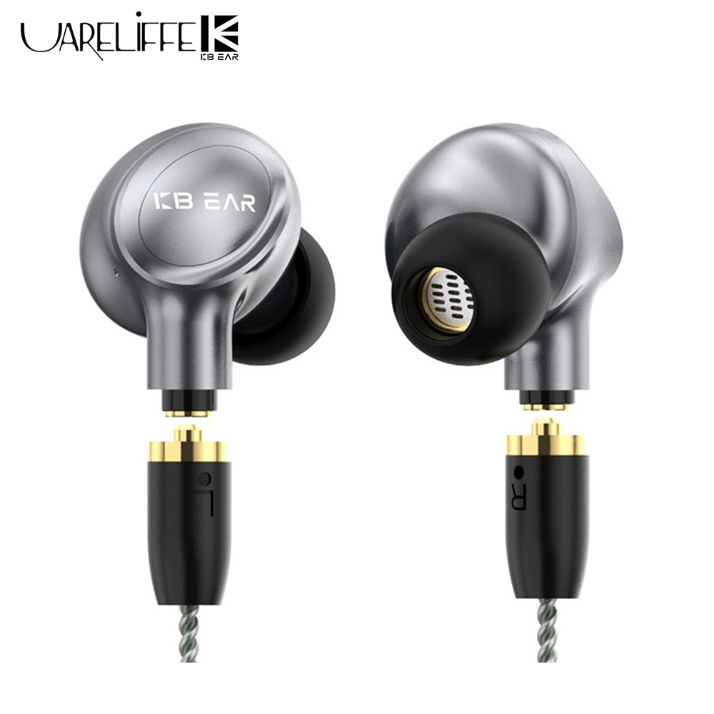 Uareliffe KBEAR Ormosia หูฟัง HiFi IEM In Ear Monitor 10 มม.แบบไดนามิก + Composite BA ชุดหูฟังแบบมีส