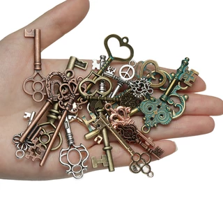 St. kunkka 20g (7 ~ 85 มม.) โบราณ Bronze Key จี้ผสม Retro Alloy Key จี้สําหรับ DIY เครื่องประดับจี้ของที่ระลึกหัตถกรรม