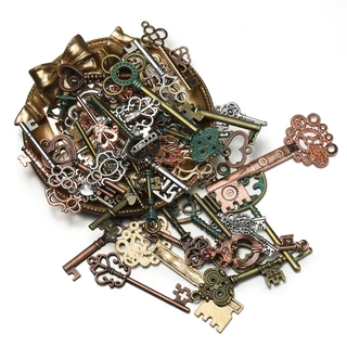 St. kunkka 20g (7 ~ 85 มม.) โบราณ Bronze Key จี้ผสม Retro Alloy Key จี้สําหรับ DIY เครื่องประดับจี้ของที่ระลึกหัตถกรรม