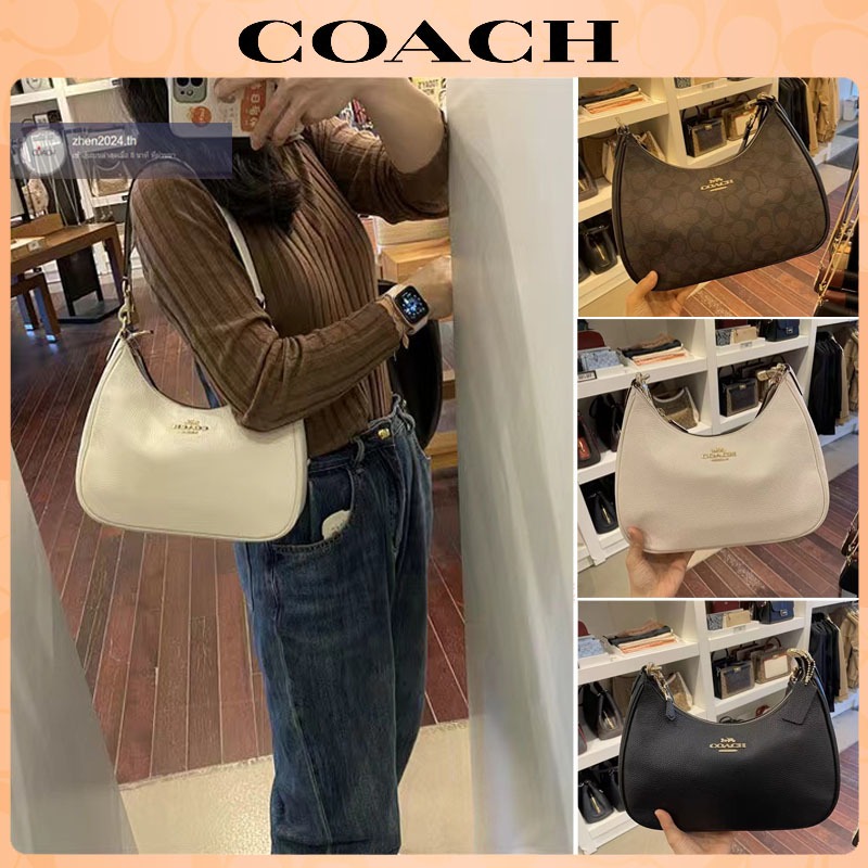 พร้อมส่ง  ,ของแท้ 💯% Coac h CJ517 CK161  Teri Hobo กระเป๋าถือสตรี/กระเป๋าสะพายไหล่